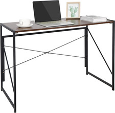 Folding Computer Desk, Writing Study Desks for Home Office, Corner Laptop Gaming