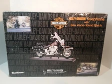 Telemania Harley Davidson Telephone Display  Collectable 2002 Vroom Sound Effect