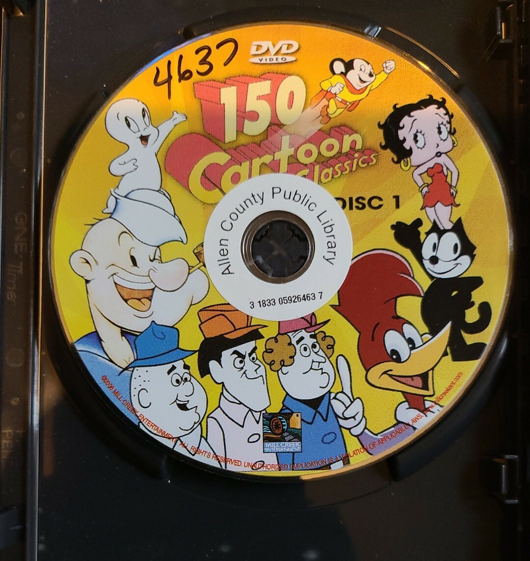 150 Cartoon Classics Dvd | eBay