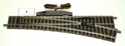 Fleischmann H0 Profigleis elektrische Weiche 6140 Rechts abzweigend - (N1)