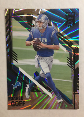 2021 Donruss Elite Jared Goff #62 Razzle Dazzle Case Hit