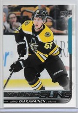 URHO VAAKANAINEN 2018-19 UD #2 YG'S SP RC/FINLAND WJC GOLD/NEW YORK RANGERS