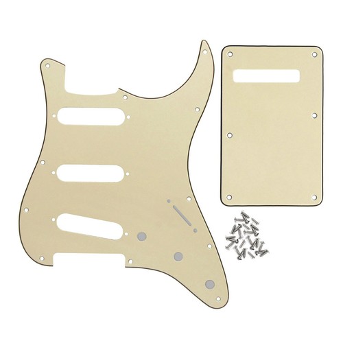 EE. UU. ST SSS Golpeador de guitarra cubierta de trémolo de 11 orificios y espalda apta para guitarra FD ST - Imagen 21 de 32