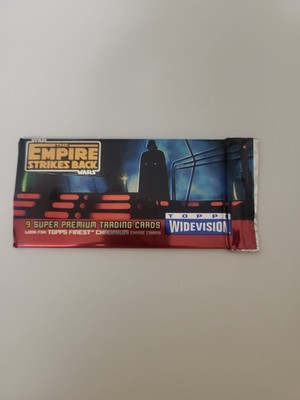 1 opened Pack 1995 Star Wars Topps THE EMPIRE STRIKES BACK Widevision Cards