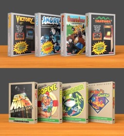 Wave 4 - ColecoVision REPRO BOXES - sturdy high quality boxes - SET OF 8