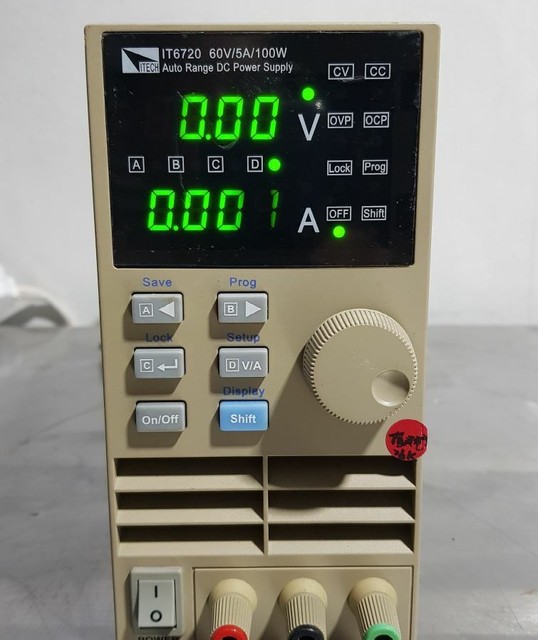 ITECH IT6720 Auto Range DC Power Supply 60V/5A/100W eBay