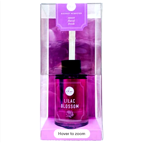 DW Home LILAC BLOSSOM Richly Scented Reed Diffuser Kit 3.38 oz - Picture 1 of 2