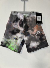 NIKE Kids Club fleece Terry shorts Size 4T Gray multicolor new