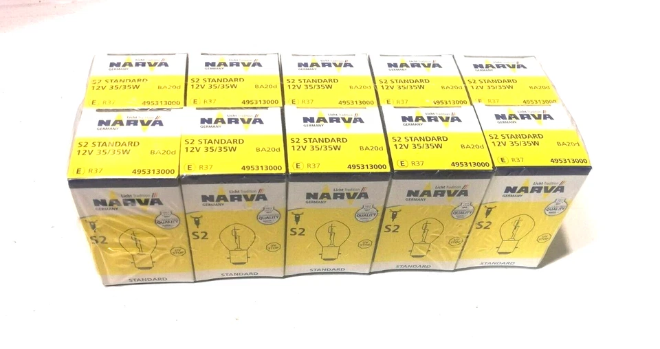 12V 35/35W Birne Narva Glühlampe BA20D pass f. SIMSON Mofa Moped S51 S50 BMW NSU - Bild 1 von 1