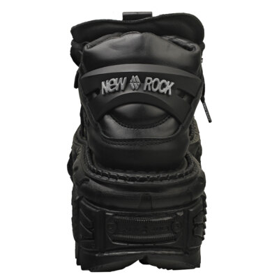 New Rock M-106g-c1 Unisex Black Fashion Boots | eBay