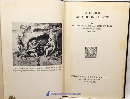 Apuleius and His Influence by Elizabeth Hazelton HAIGHT | VG+ 1st ed. 88287 - Picture 2 of 4