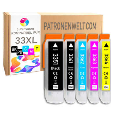 5er Set XL Druckerpatronen für Epson Expression Premium XP-640