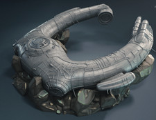 Aliens Engineers Jugganaught ship