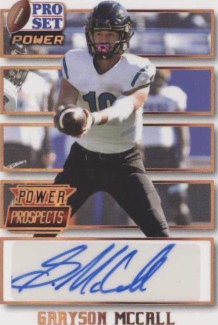 2021 Leaf Pro Set Power Grayson McCall #PP-GM2 - 1 of 2