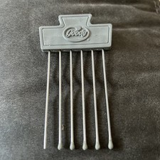 Vtg 80s Goody Hair Pick Comb Tease Lift Metal Purse Travel 3.5 Missing 1 End