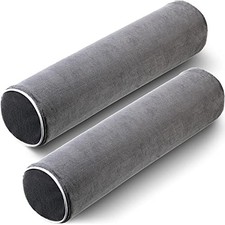 2 Pieces Bolster Pillow Round Neck Roll Pillow Cervical Cylinder Pillow Memory