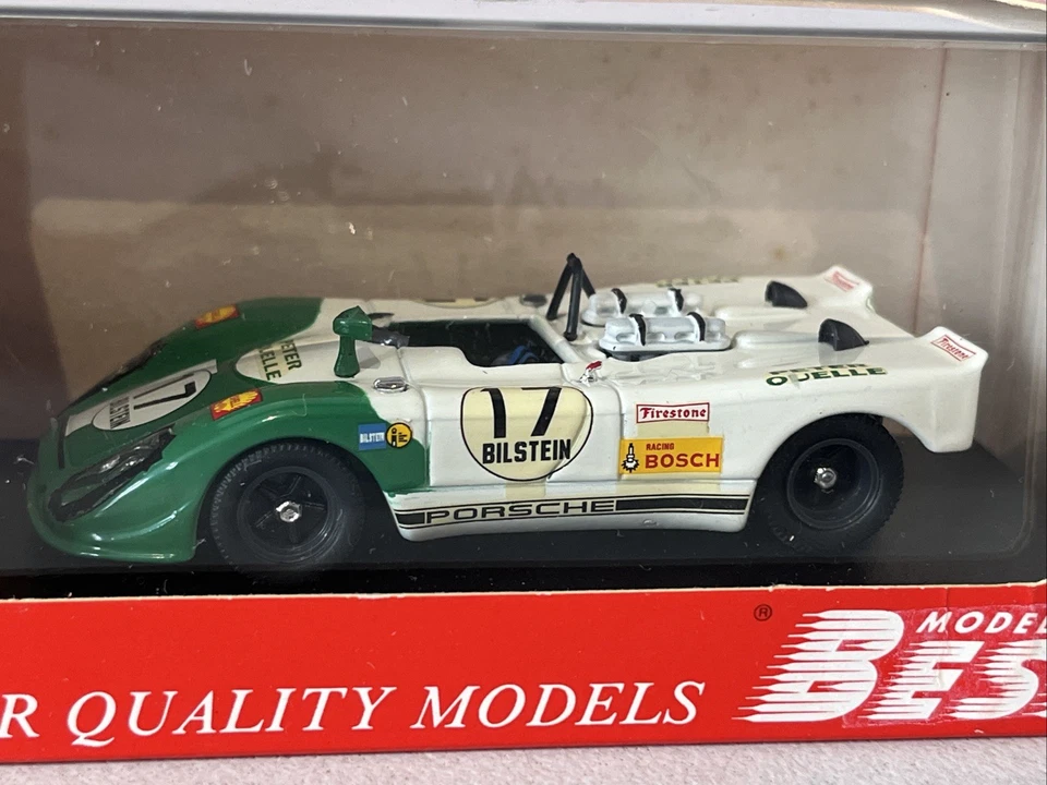 Best Models 1:43 9136 Porsche Flunder 908/2 #17 Diecast Model Sports Car Boxed - Image 2 of 4