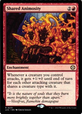 MTG TCG - Shared Animosity 231 Commander: The Lost Caverns of Ixalan - NM