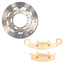 Kit Bremsbelag Bremsscheibe f&uuml;r Suzuki DR800 S/SU Big 1991-96 Sintermetall vorne