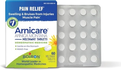 Boiron Arnicare Tablets for Pain Relief from Muscle Pain Joint Soreness,60 Count
