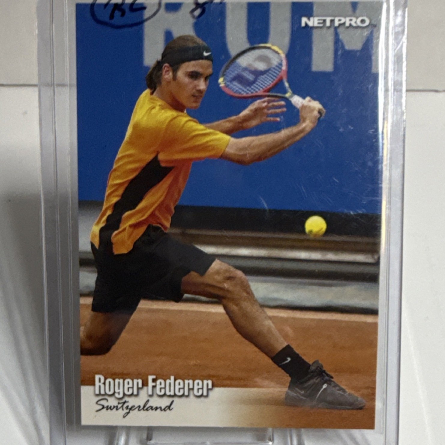 NetPro Roger Federer 2003 Switzerland #90 Base Set Tennis Sports Trading Card