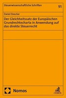 Daniel Drescher | Der Gleichheitssatz Der EuropäIschen Grundrechtecharta In...