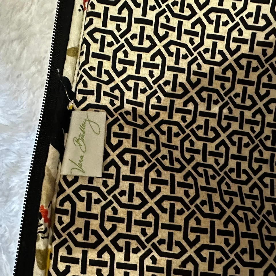 Vera Bradley Dogwood Laptop Tablet Funda Floral Acolchada Cierre de Cremallera Foto 3 de 4