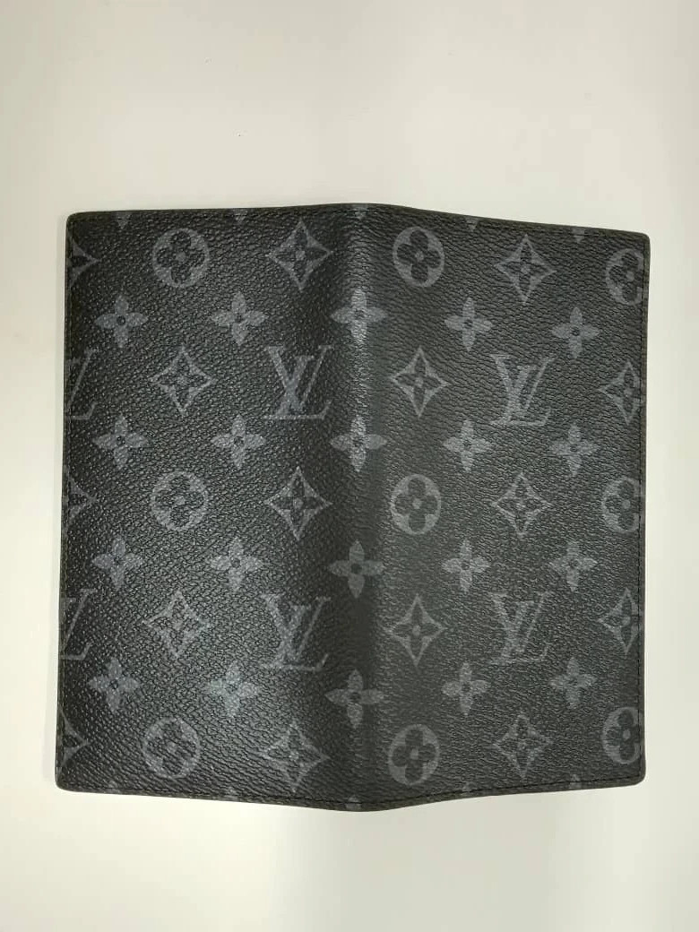 Louis Vuitton Monogram Eclipse Brazza Canvas Long… - image 2