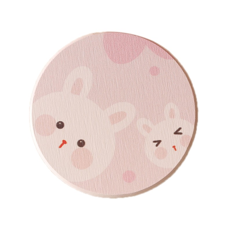 Diatomite Cup Pad 10x10cm Tea Cup Coasters Water Absorbent Pad Diatom Earth Mat