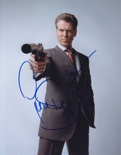 PIERCE BROSNAN 007 JAMES BOND AUTHENTIC IN PERSON AUTOGRAPH DIE ANOTHER DAY