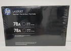 HP 78A Dual Pack Kasety z czarnym tonerem Oryginalne OEM LaserJet CF278A Nowe zapieczętowane