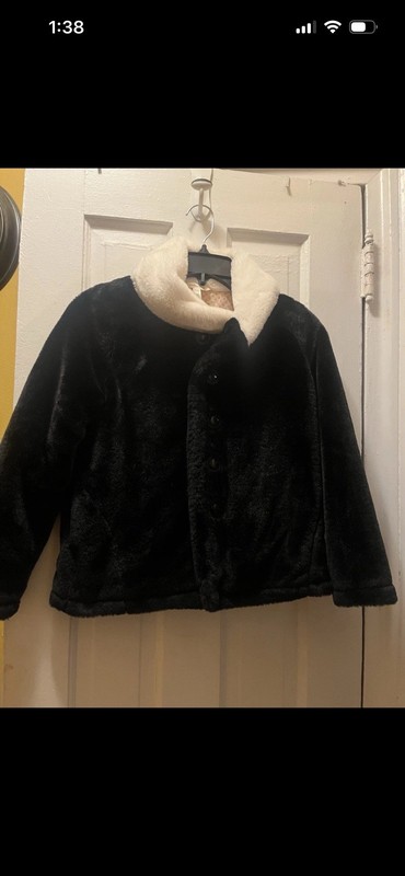 Matilda Jane Just Imagine Artis Girls Faux Fur Coat  Size 10