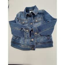 Cat Jack Toddler Boys Medium Wash Denim Trucker Jacket Size 3T Blue