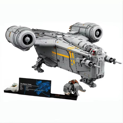NEW 6187 PCS Mandalorian Razor's Crest Spaceship Building Block Set Unbranded