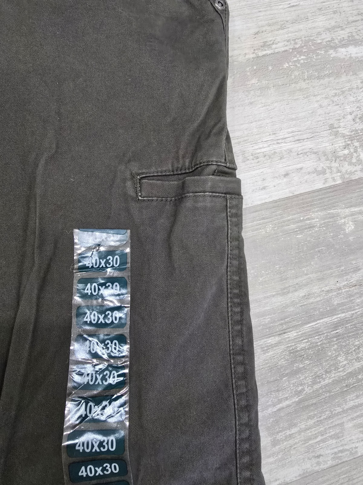 NWT Weatherproof Men's Soft Stretch 5-Pocket Twill Pant 40x30 Olive W0F706SC image 7