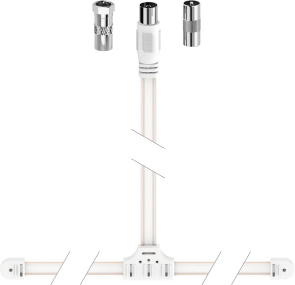 Hama Wurfantenne 205283 Dab/Dab+ DVB-T/DVB-T2 1,75M Heimradio Empfang Analog Ukw-image