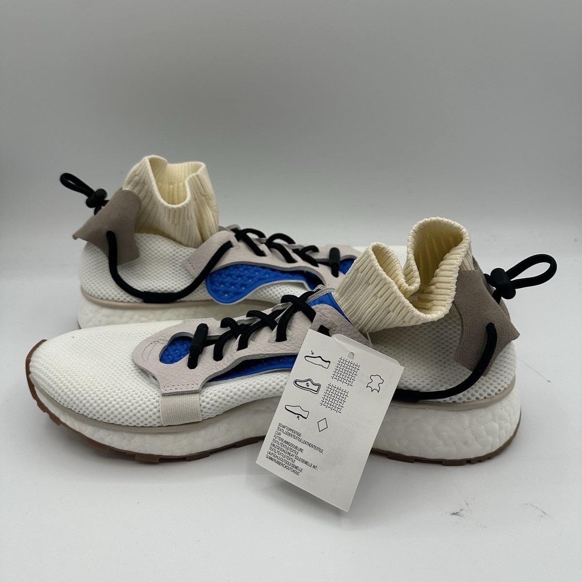 Adidas AW Run x Alexander Wang Running Shoes Mens 8‎ White/Blue Sneakers CM7827 Alexander Wang x Adidas AW Run main image 4