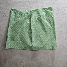 Falda de Golf Izod Verde Talla 14 Diseño Geométrico Pisa Pickle Ball Tenni 8071