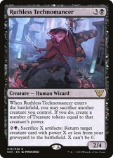 Ruthless Technomancer - Normal LP MTG Commander: Kamigawa: Neon Dynasty
