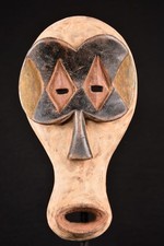A Primitive African Bembe Mask DR Congo Afrique Africa 251