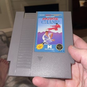 KARATE CHAMP - Nintendo NES (Authentic) Game, Tested Free Ship