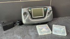 Sega Game Gear Console + Games & Power Supply (Faulty)