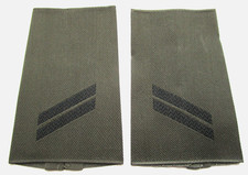 Rangabzeichen Obergefreiter schwarz/oliv Bw Schulterklappen  Aufschiebeschlaufen