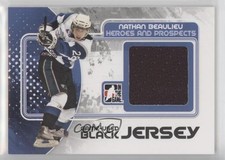 2010 ITG Heroes and Prospects Game-Used Black Jersey Nathan Beaulieu #M-32 7a1