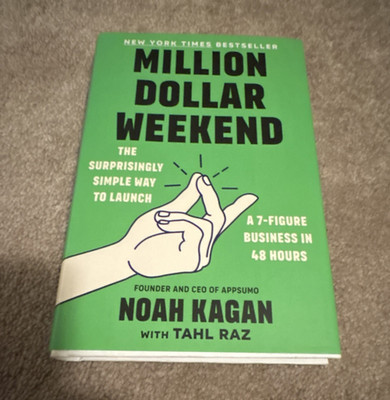 Million Dollar Weekend by Noah Kagan (2024, Hardcover) Entrepreneurship