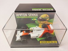 MINICHAMPS MCLAREN HONDA MP4-3 AYRTON SENNA 1987 1:43 F1 TEST CAR