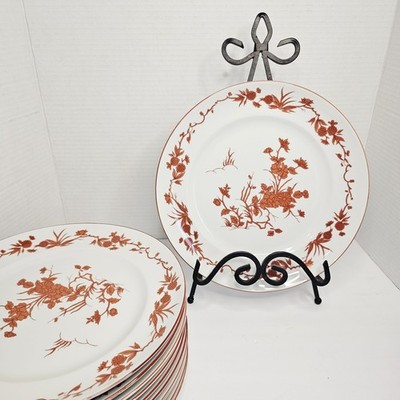 Vista Alegre Goa Red Asian Floral Dinner Plate 10 Inch Replacement Portugal Each