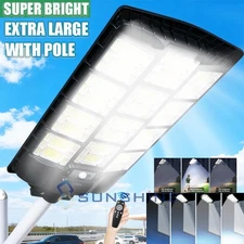 9800W Commercial LED Solar Street Lights Outdoor Dusk to Dawn Solar Super Bright