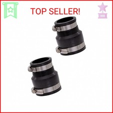 Fernco 1056-215 Flexible PVC Reducing Pipe Coupling 2-in. x 1-1/2-in. for Cast I