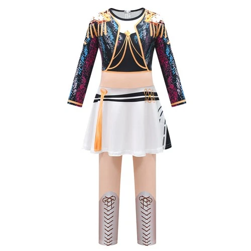 Girls Kpop Demon Hunters Cosplay Jumpsuit Rumi Zory Mira Costume Bodysuit Dress - Picture 31 of 66
